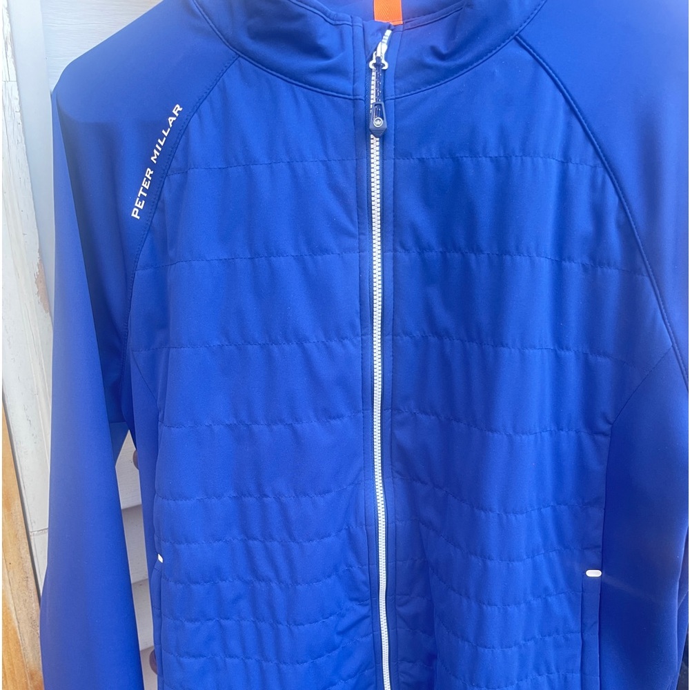Peter Millar Golf Merge Elite Hybrid Full-Zip Golf Jacket Large ,only tried on